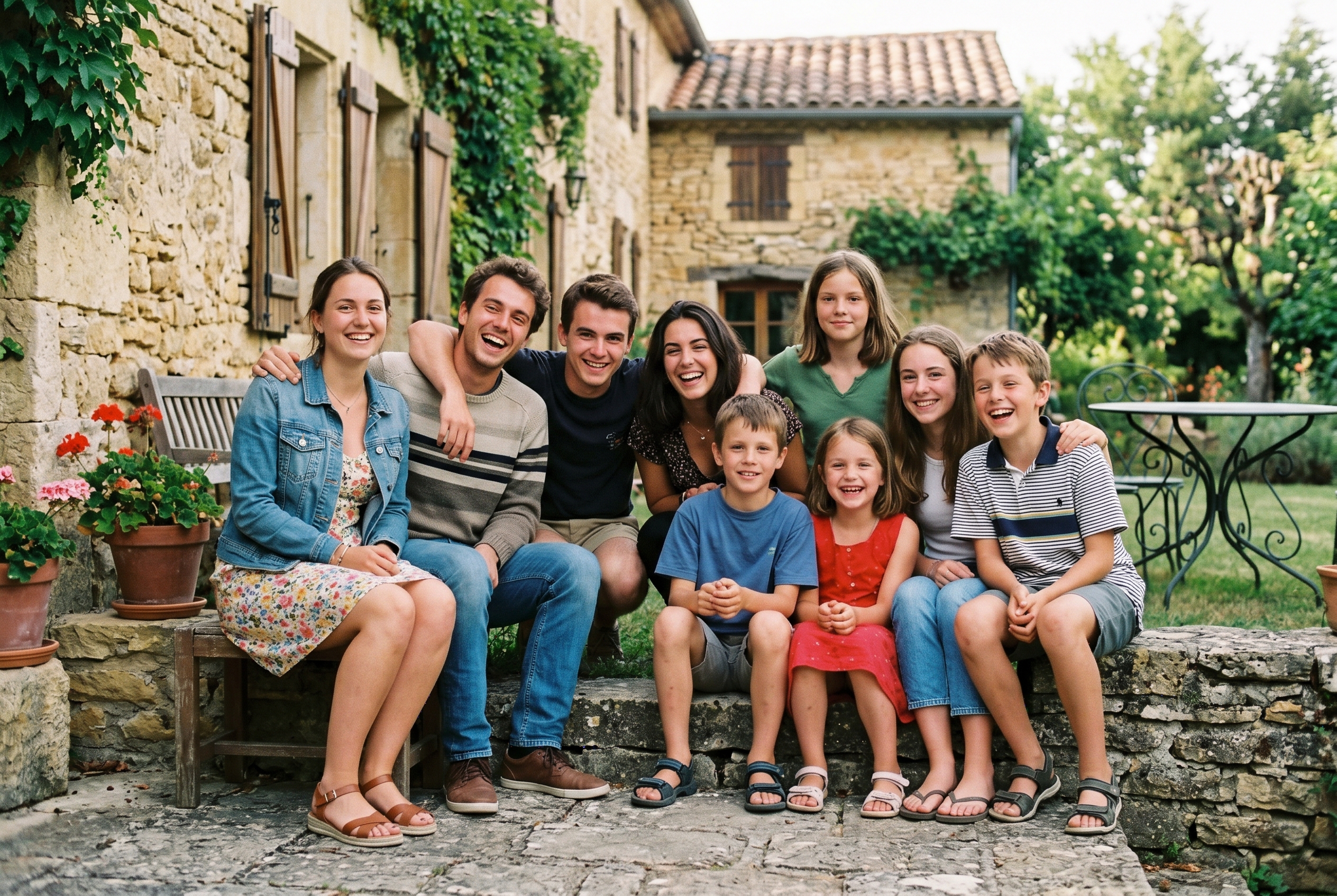 Family members abroad continuing Portuguese food traditions.